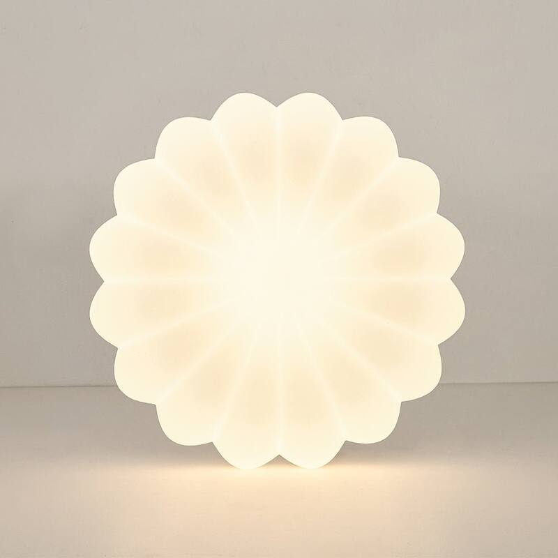 Blooming Peony Dimmable LED Flush-mount Nursery Ceiling Light - 18.9 in