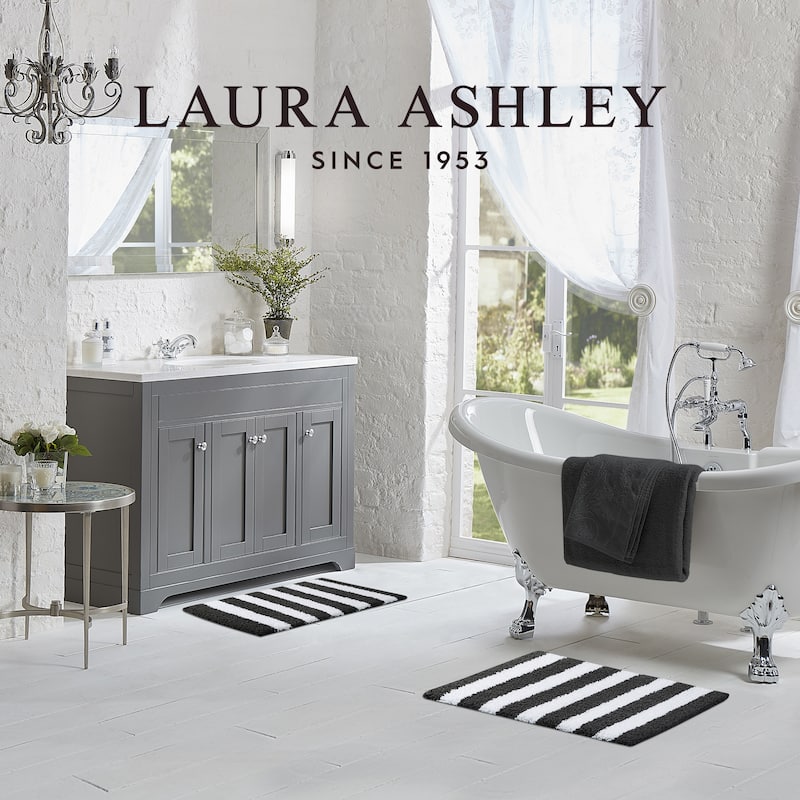 Laura Ashley Eden Stripe Bath Mat