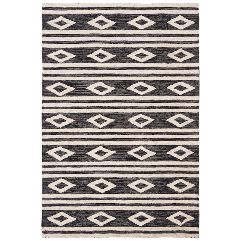 SAFAVIEH Handmade Micro-Loop Enkeleda Moroccan Wool Rug