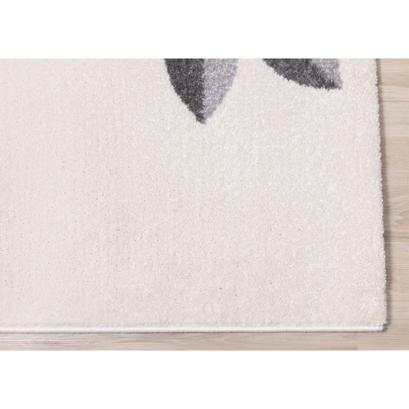 Kids Collection - Cream Double Bird Design Rug