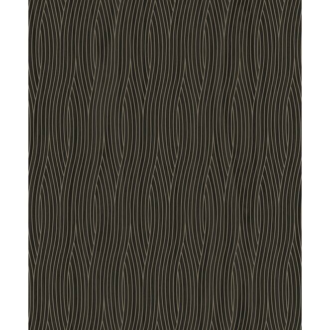 Brewster Grayson Brown Geometric Wallpaper - 21in x 396in x 0.025in