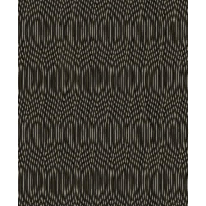 Brewster Grayson Brown Geometric Wallpaper - 21in x 396in x 0.025in