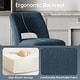 preview thumbnail 57 of 59, Upholstered Counter Height Bar Stools with wood legs for Kitchen Island Dining Room