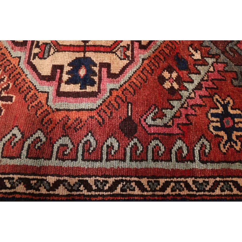 ECARPETGALLERY Hand-knotted Konya Anatolian Dark Copper Wool Rug - 3'7 x 9'3