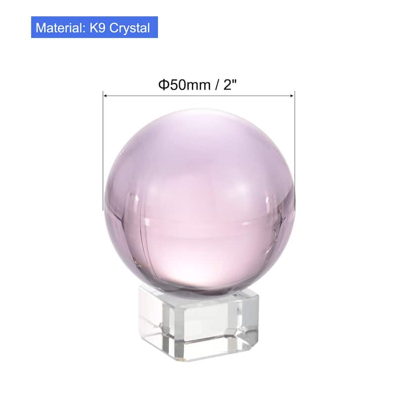 1Set K9 Crystal Ball Decorative Ball with Gift Box and Crystal Stand