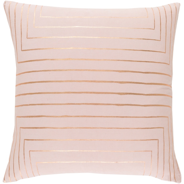 Decorative Rossiare Blush Throw Pillow Cover 22 x 22 On Sale