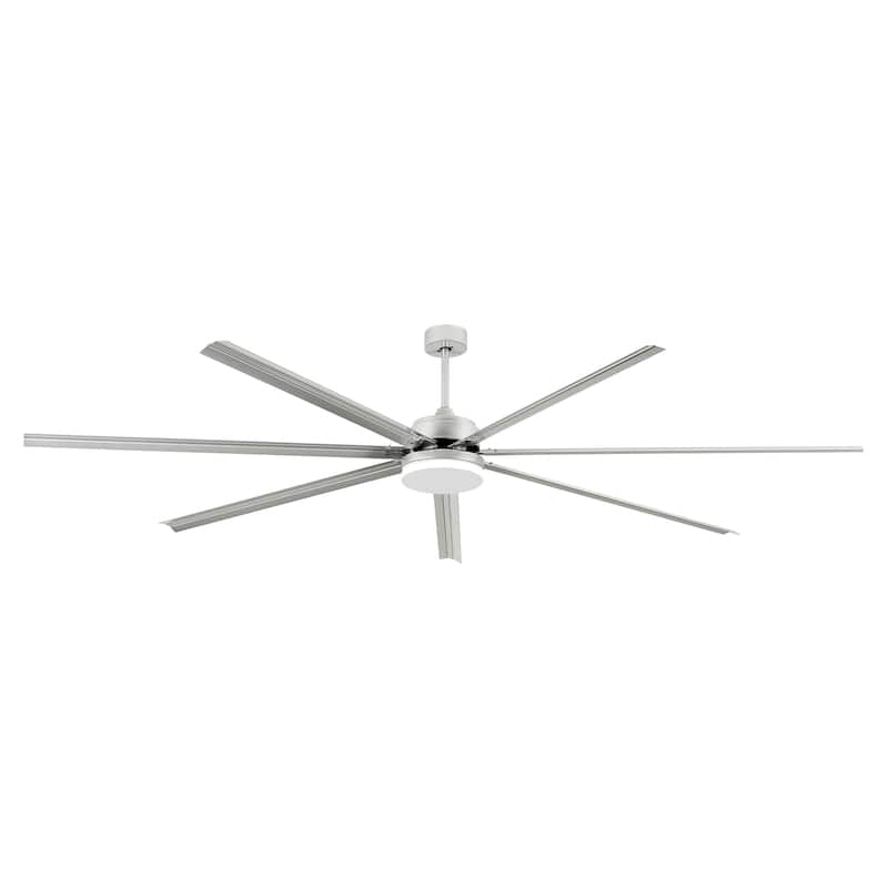 Moasis 96 Inch 7 Blade Industrial Large Ceiling Fan with Lights