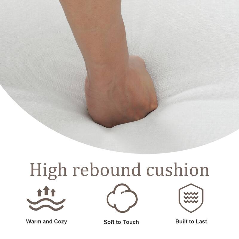 147.9'' W U-Shaped Modular Sectional Sofa Comfy Cloud Couch Chenille Sofa