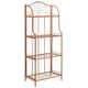 preview thumbnail 29 of 53, SAFAVIEH Amaris Victorian Wrought Iron 4-Tier Outdoor Bakers Rack. - 25" W x 15" D x 63" H