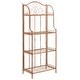 preview thumbnail 30 of 44, SAFAVIEH Amaris Victorian Wrought Iron 4-Tier Outdoor Bakers Rack. - 25 in. W x 15 in. D x 63 in. H