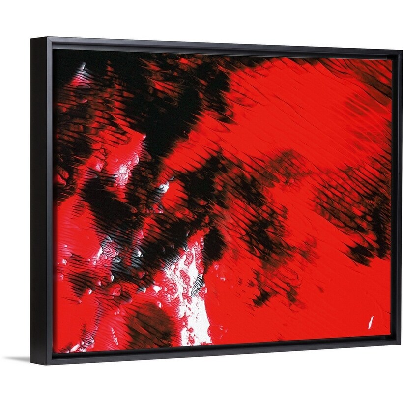 Shop Oil Painting In Red Black And White Colors Front View