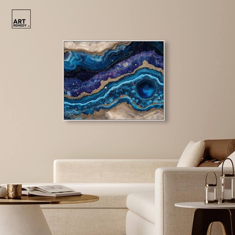 Galactic Geode I Canvas by Art Remedy