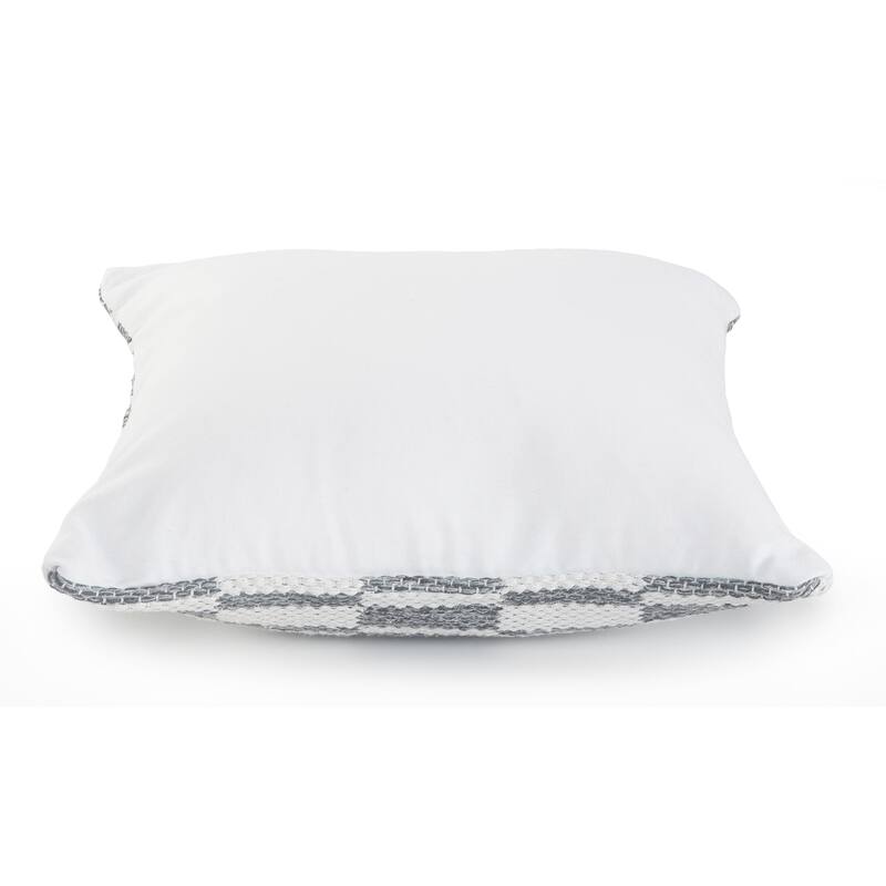 Sevita Grayscale 18 Inch Throw Pillow, Single or Set of 2