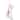 20" White Christmas Stocking with Multicolor Pom-Poms and Tassels