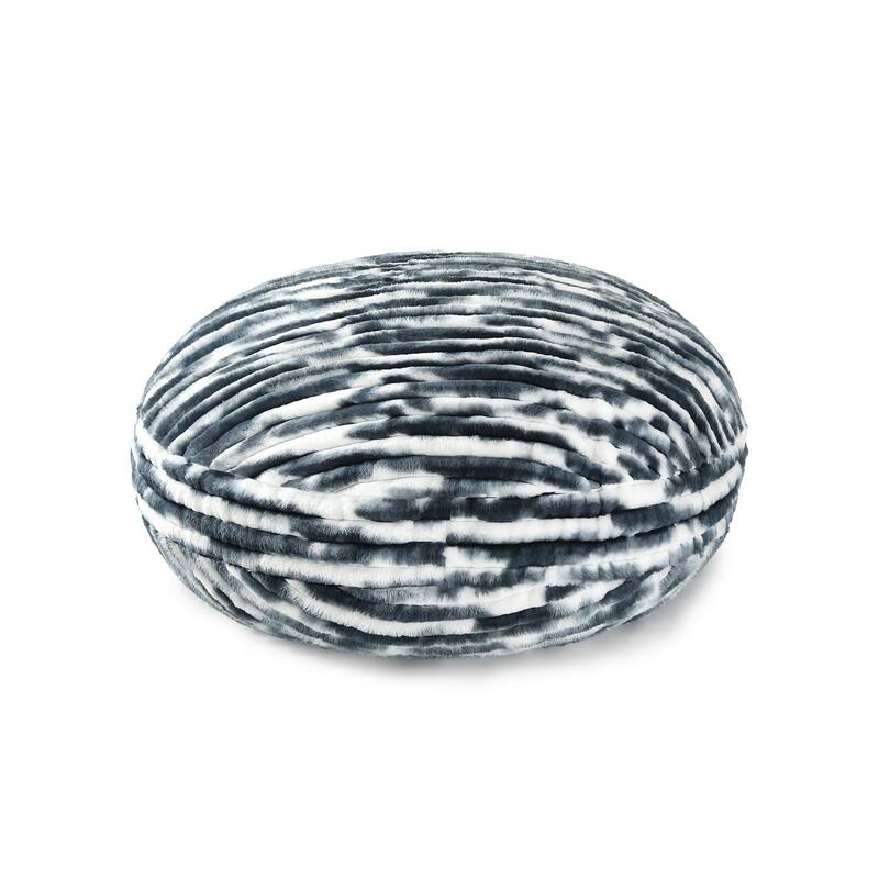 Round Bean Bag Chair and Lounger Pet-Friendly Design