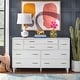 preview thumbnail 19 of 20, Lifestorey Ana 8-Drawer Mid-Century Modern Dresser White