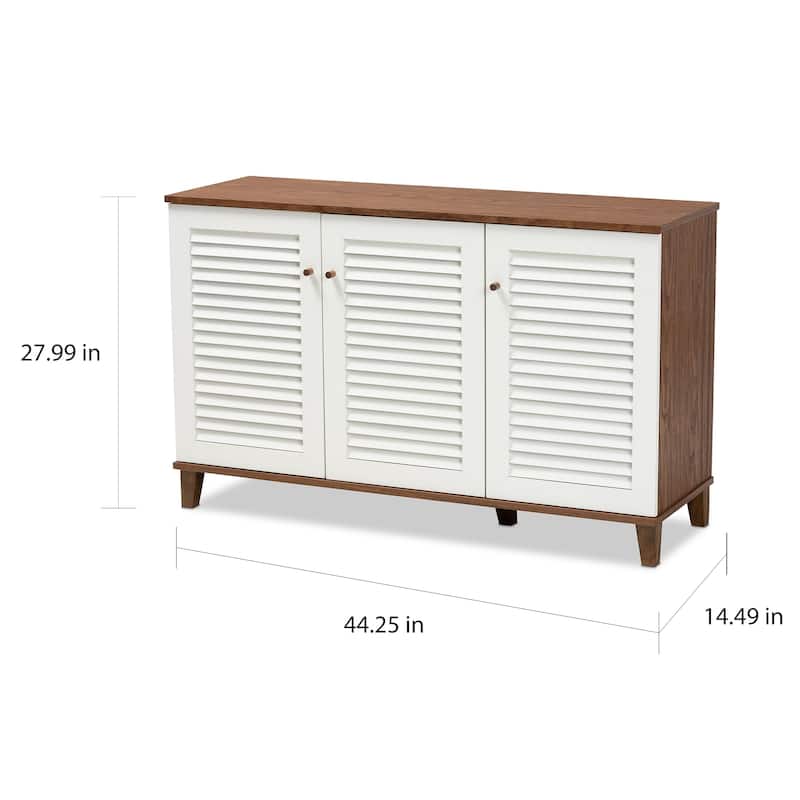 Carson Carrington Kaettilstorp 8-shelf Shoe Cabinet