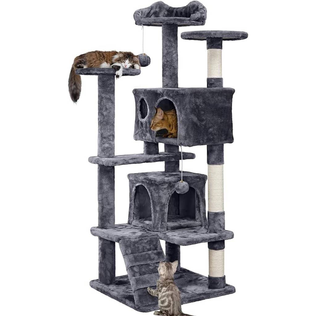 54in Cat Tree Tower Condo Furniture Scratch Post