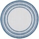 preview thumbnail 26 of 140, SAFAVIEH Courtyard Vickie Indoor/ Outdoor Waterproof Patio Backyard Rug 10' Round - Ivory/Navy