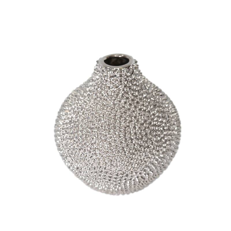 Sagebrook Home Modern Glam Textured Vase