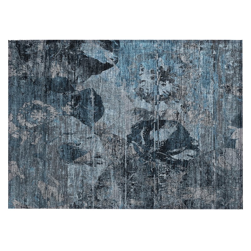 Lato Modern Art-Inspired Weather Resistant Classic Meets Modern Runner Outdoor Rug