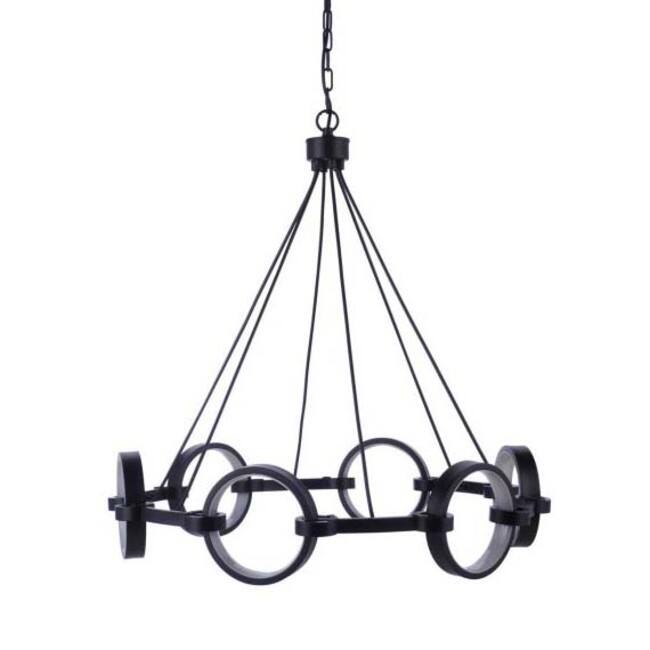 Craftmade 59326 Context 28" Wide LED Ring Chandelier - Flat Black