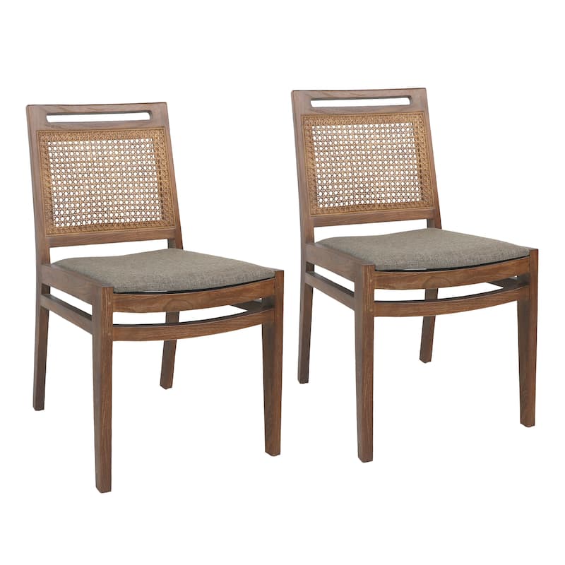 Bingham Teak Upholstered Dining Chair (Set of 2)