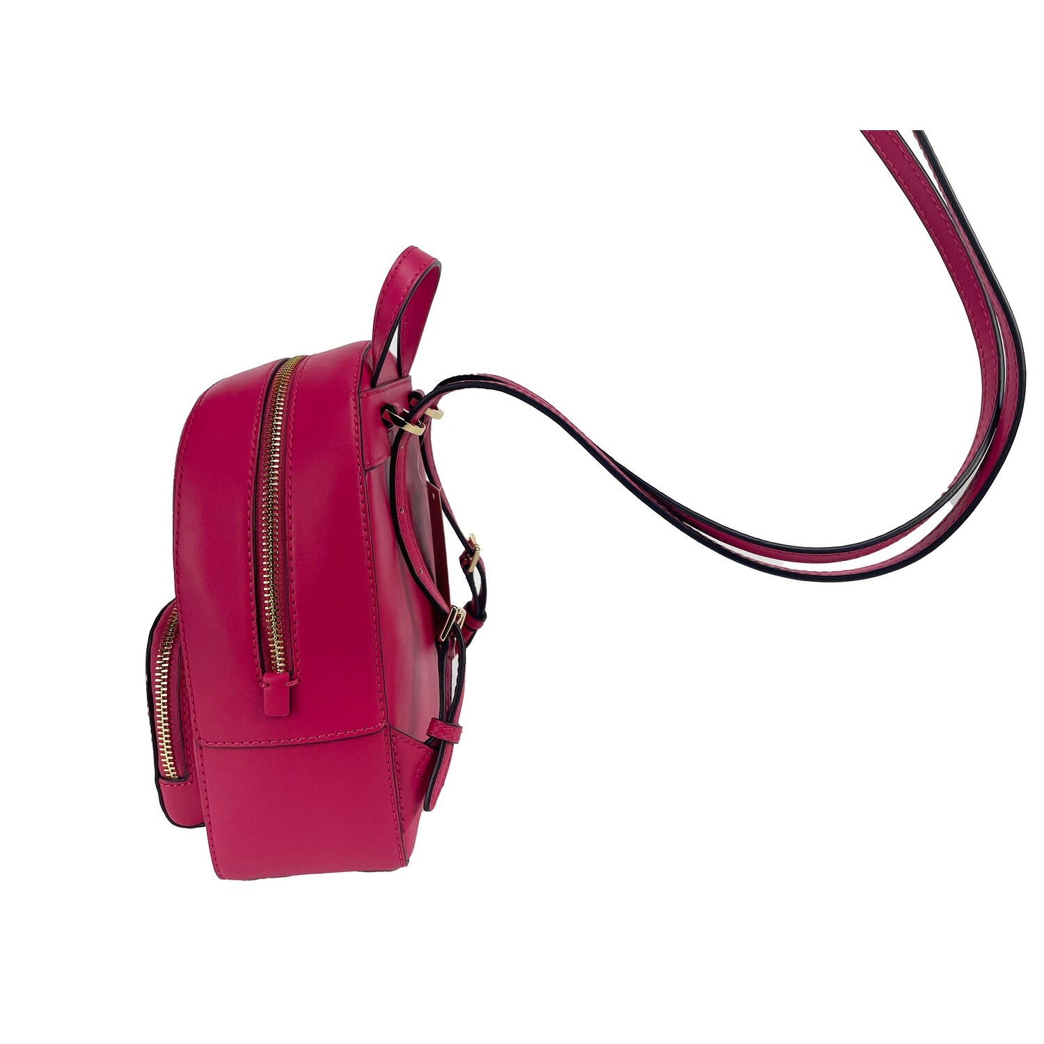 Michael Kors Jaycee Mini XS Pebbled Leather Zip Pocket Backpack