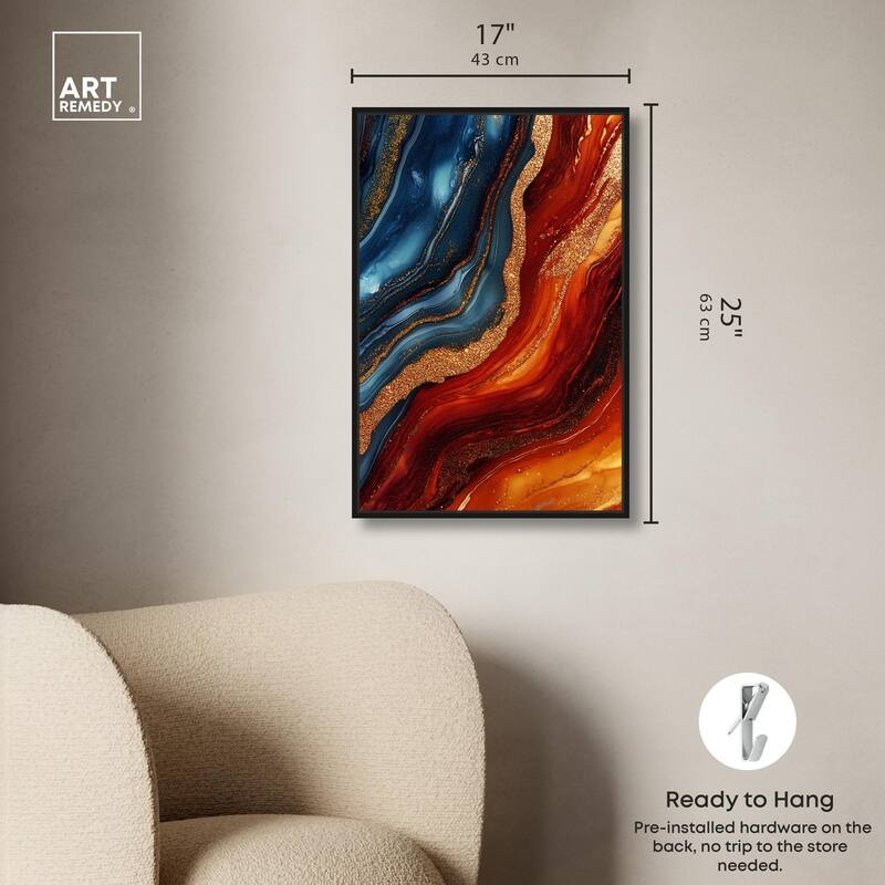 Gilded Galaxy Canvas by Art Remedy