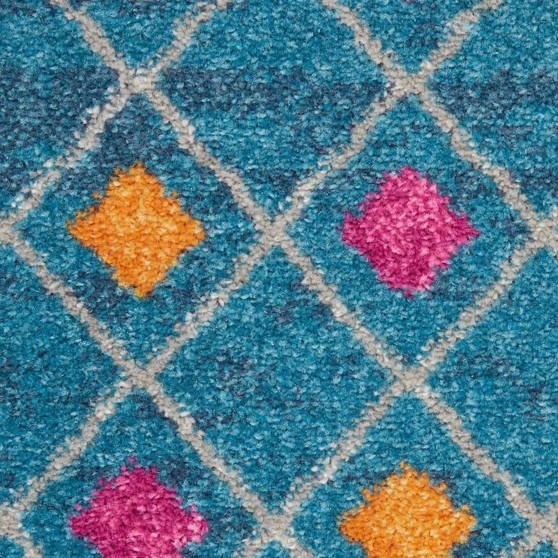 Nourison Passion Moroccan Geometric Diamond Area Rug
