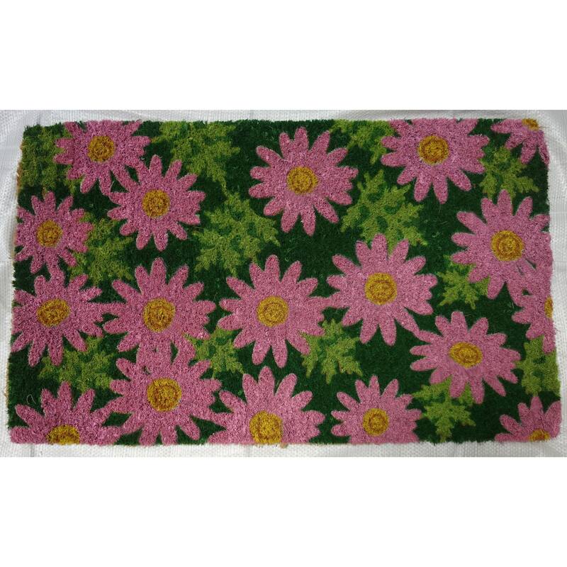 Daisy Floral Outdoor Door Mat
