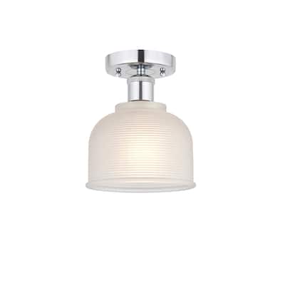 Innovations Lighting Edison Dayton - 1 Light 6" Semi-Flush Mount