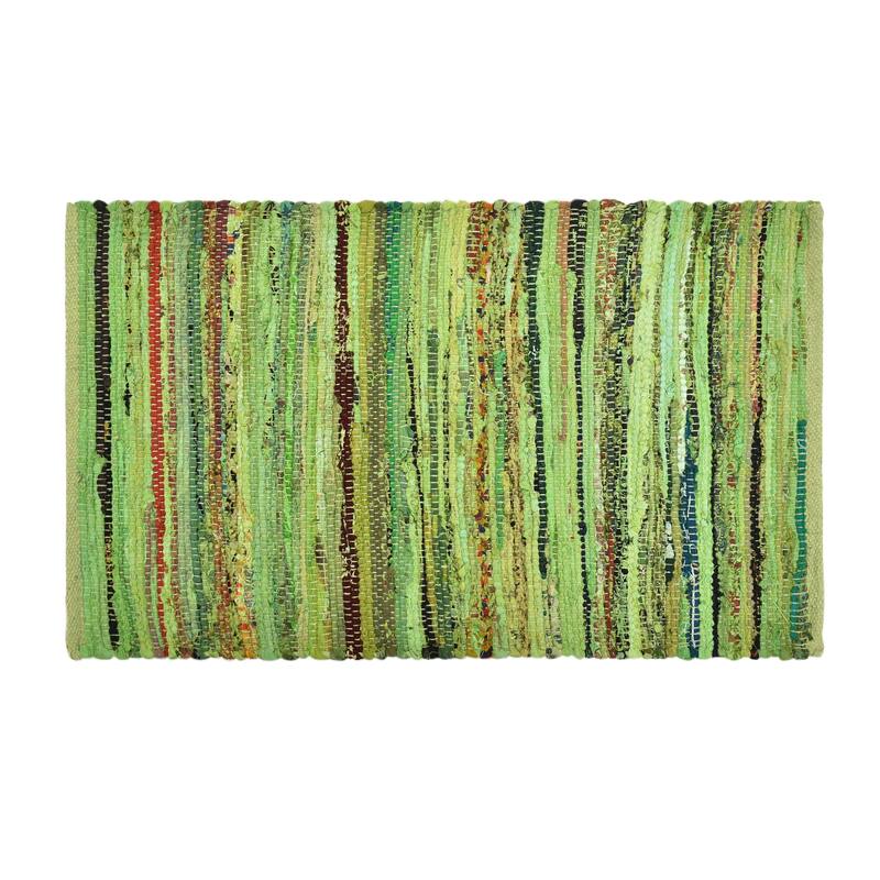 Fabstyles Premium Cotton Handmade Area Rag Rug Living Room, Hallway