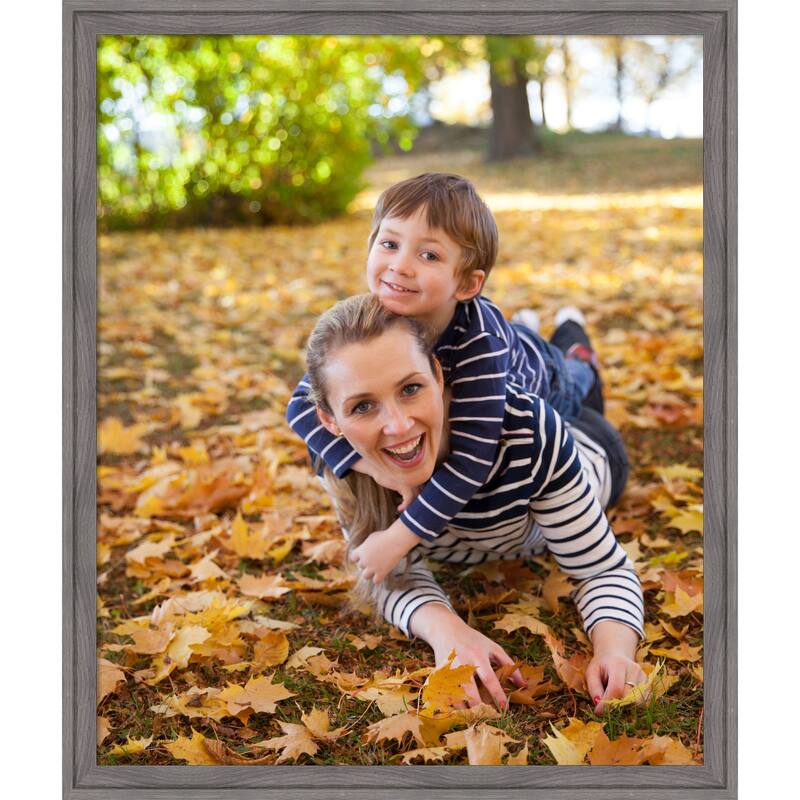 Florence Gold Framed Picture Frame, Photo Frame - 20x24 - Florence Grey