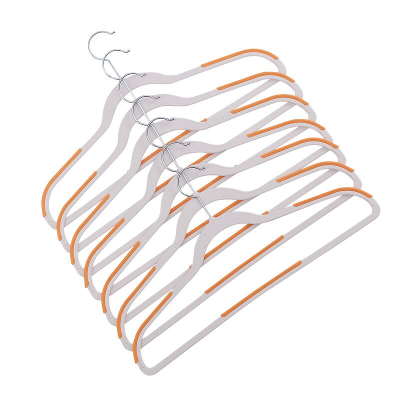 VECELO Wet and Dry Adult Hangers Holds Up To 10 Lbs, Clothes Hangers(25/50 Packs Option)