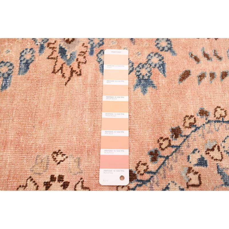 ECARPETGALLERY Hand-knotted Antalya Vintage Blush Wool Rug - 5'11 x 8'9