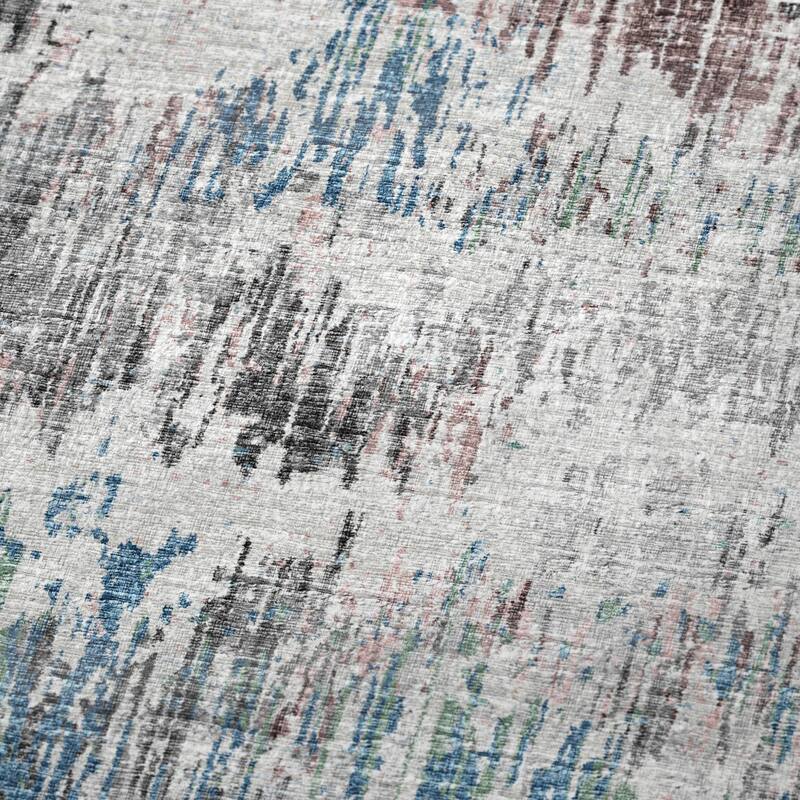 Premium Machine Washable ASB66 Abstract Ombre Sherpa Throw Blanket