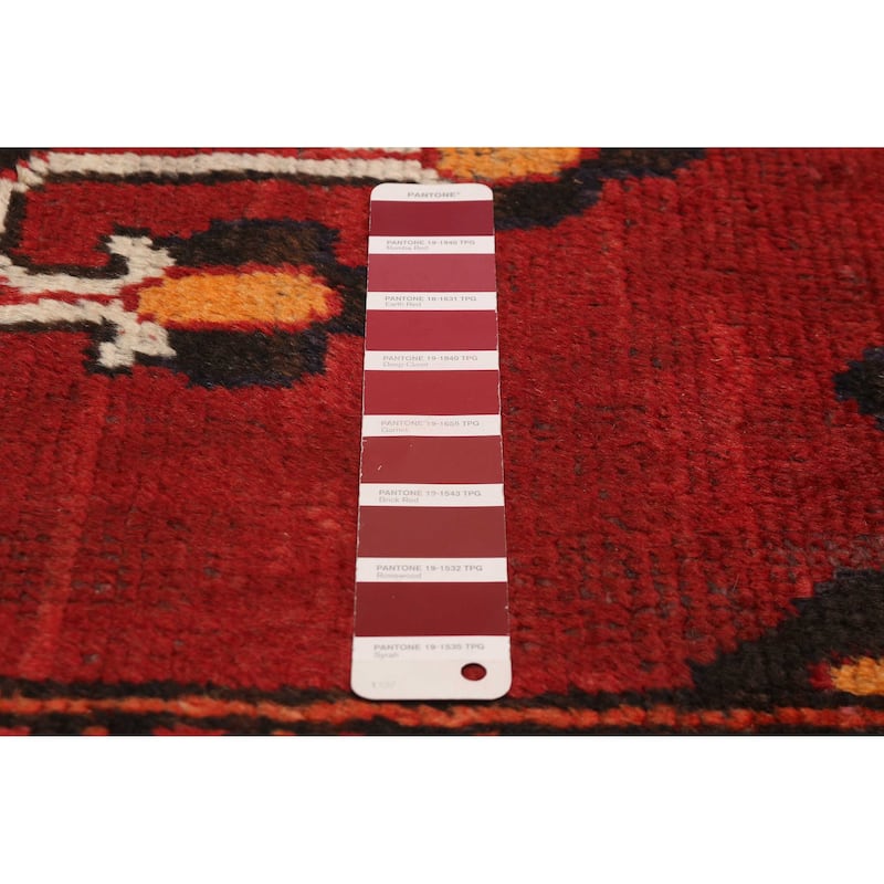 ECARPETGALLERY Hand-knotted Andelz Dark Red Wool Rug - 3'9 x 6'4