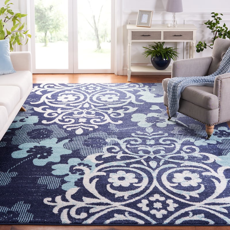 SAFAVIEH, Adirondack Rena Damask Floral Distressed Rug