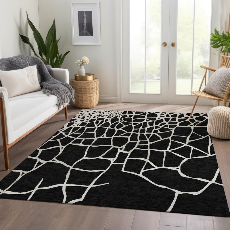 Premium Washable Super Soft Contemporary Webby Mayfield Rug