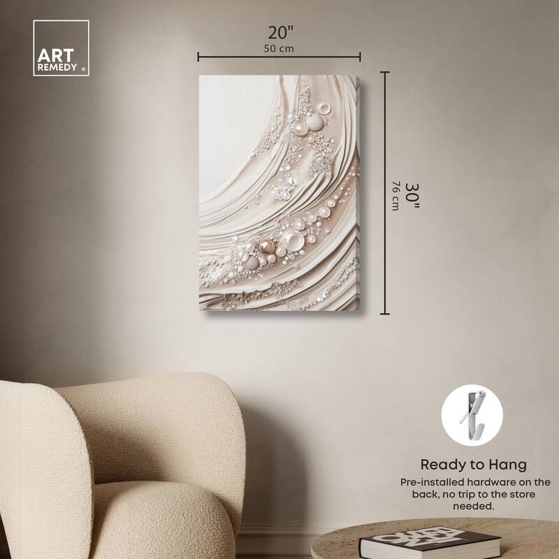 Chromatic Concretions II Canvas by Art Remedy, Gallery Wrapped