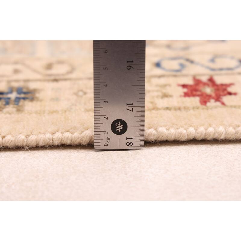 ECARPETGALLERY Hand-knotted Jules Sultane Ivory Wool Rug - 8'1 x 9'11