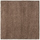preview thumbnail 107 of 121, SAFAVIEH Athens Shag Ilaha 1.5-inch Thick Rug 6'7" Square - Taupe - Square
