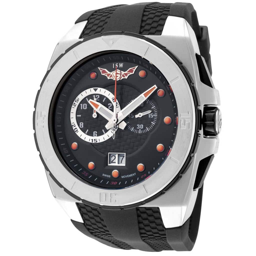 ISW Men's Classic Black Dial Watch - ISW-1009-01 - 6 (36)