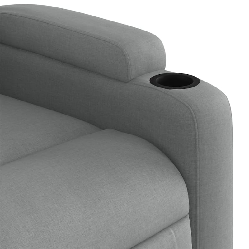 vidaXL Stand up Massage Recliner Chair Power Lift Wingback Armchair Fabric