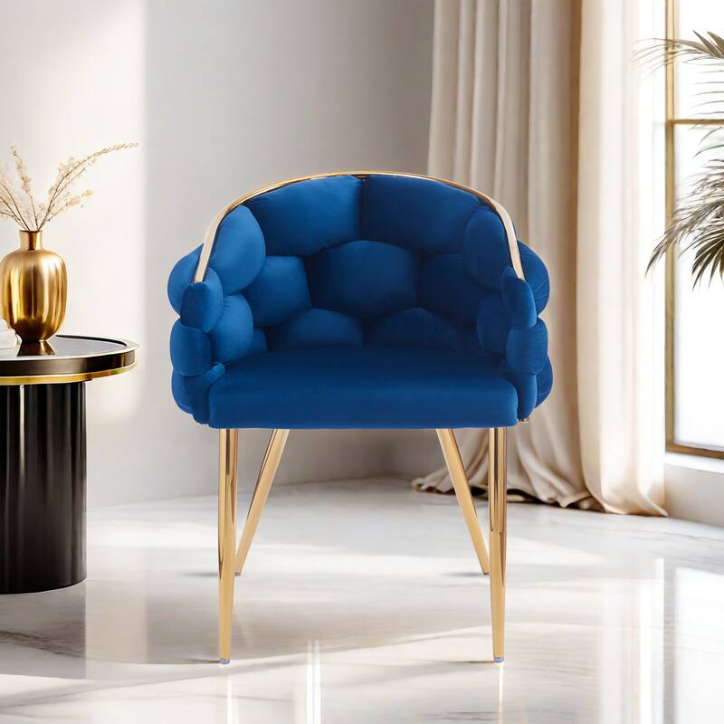 Handmade Accent Chair Balcony Chair Velvet Armchair Dining Chair