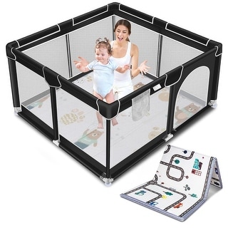 Baby Playpen with Anti-Slip Mat for Indoor and Outdoor Playard