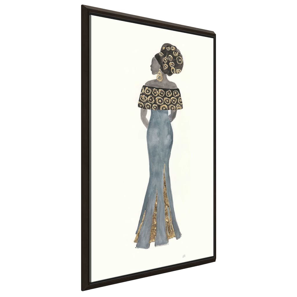 "Global Fashion IV" Print on Floating Canvas