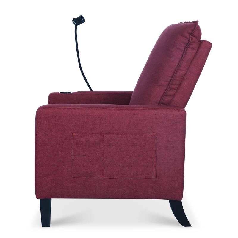 Recliner Chair with Cup & Phone Holder