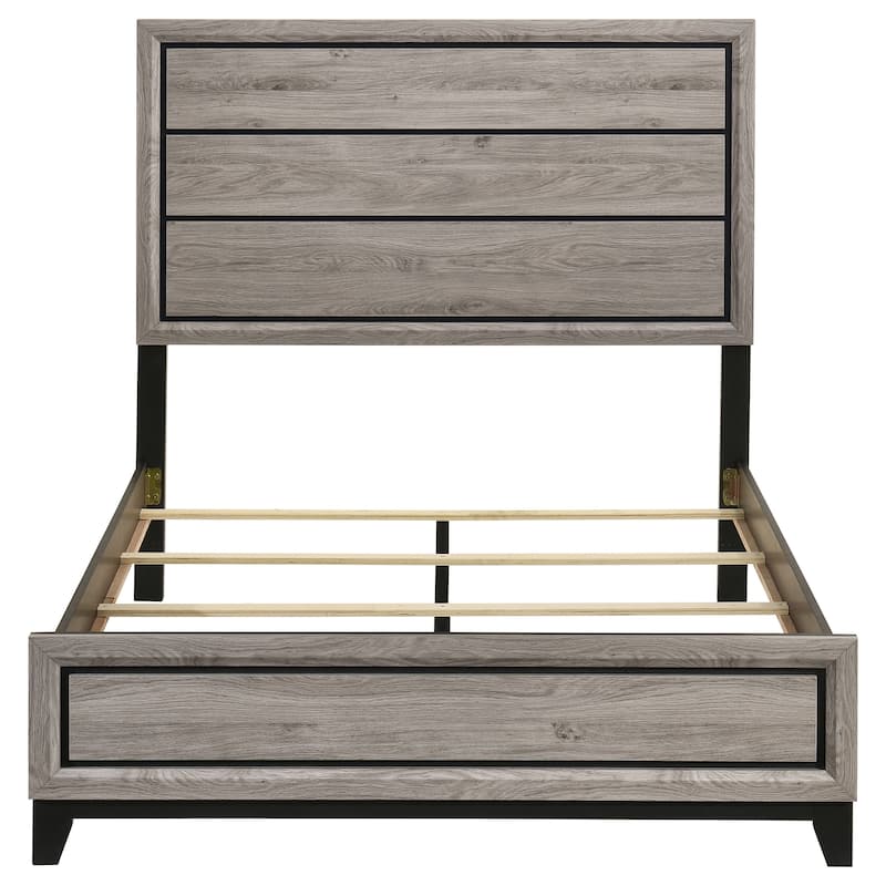 Watson Transitional Wood Panel Bed